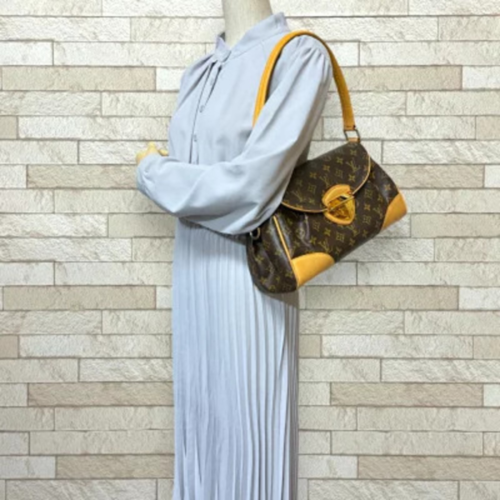 Louis Vuitton Bag Brown Shoulder Beverly Canvas Monogram
